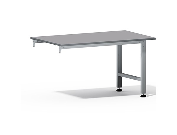ESD Leitfähiger Packtisch Anbautisch-1000-H Melaminharz leitfähig, 25 mm