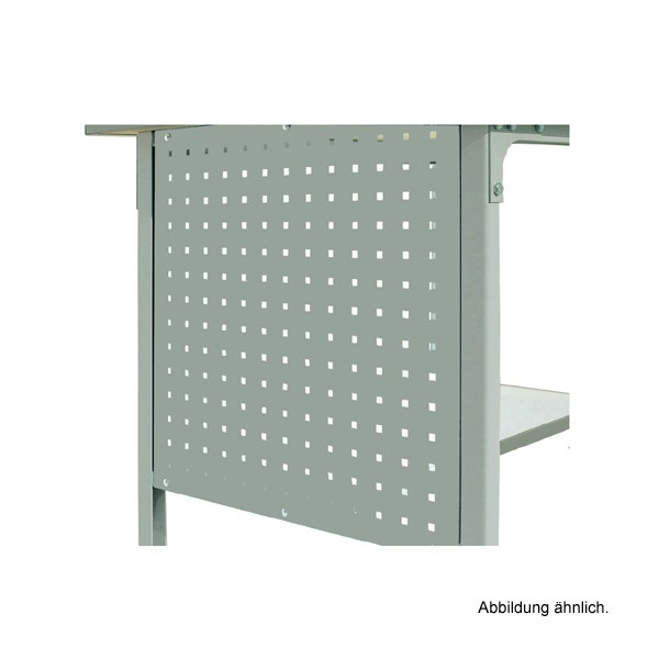 Seitenblende für Packtisch-RAL 3003 rubinrot