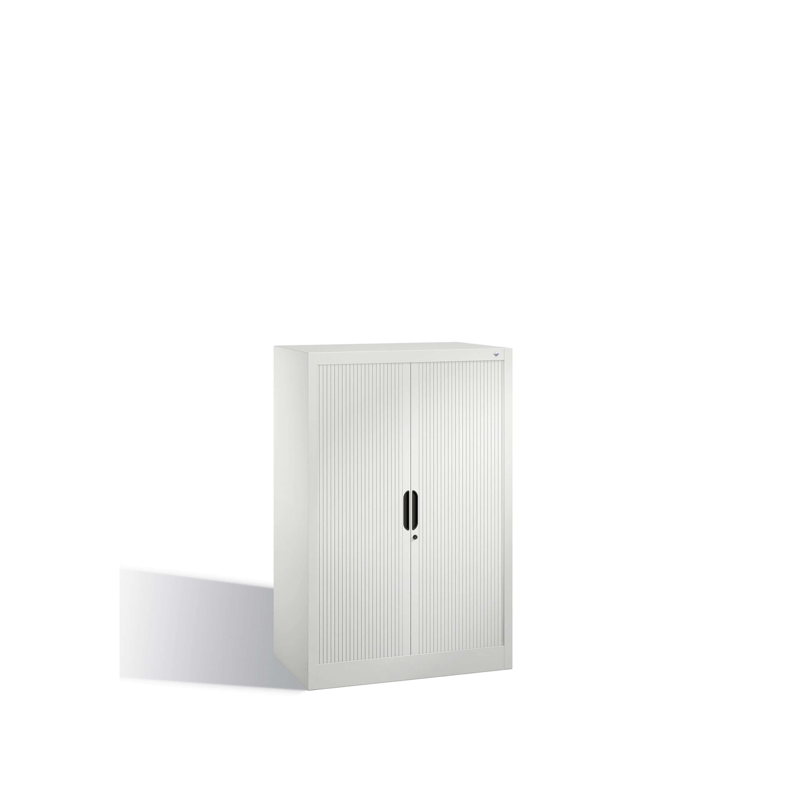 Büro-Sideboard Omnispace mit Rollladen, innen 3 Ordnerhöhen, H1230xB800xT420mm
