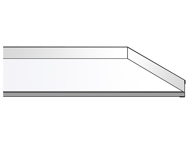 ESD Leitfähige Randleiste hinten für Tischplatten